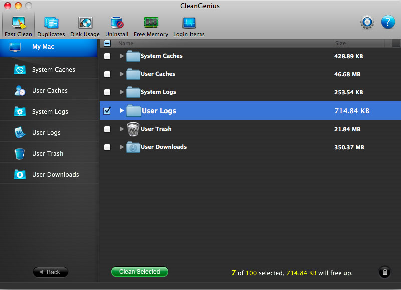mac disk cleaner freeware